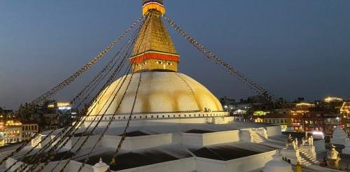 Photo of Buddha stupa in Nepal